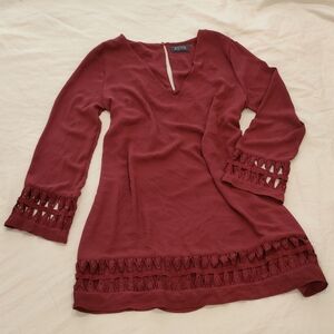 ASTR Terracotta Shift Dress